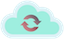 Practical Change Technology Solutions icon represented by a technology cloud symbol.